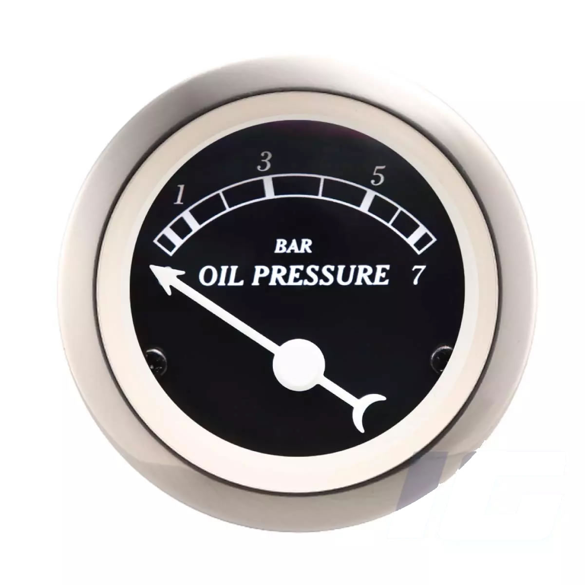 Black Face White Needle - Oil Pressure Gauges